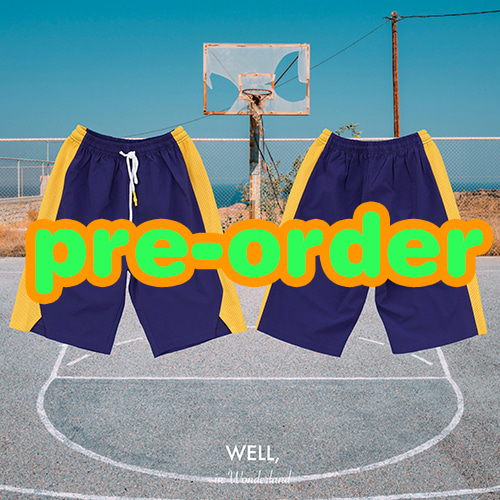 [pre-order] 네이비 농구 팬츠