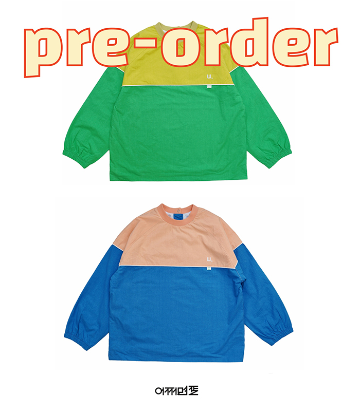 [pre-order] 배색 셔츠